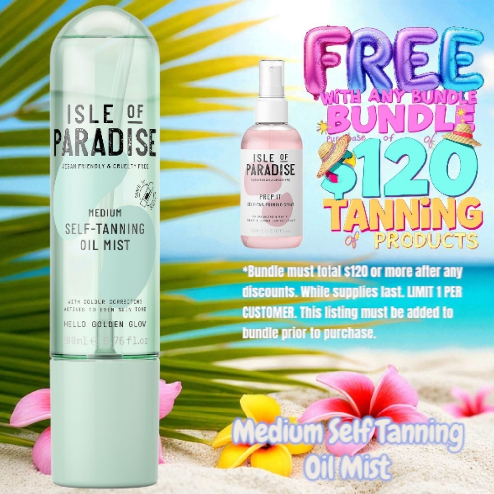 Isle of Paradise Medium Tanning Oil Mist